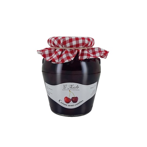 CERISES SEMI CONFITES A L'EAU DE VIE G. MICLO 15% 35CL